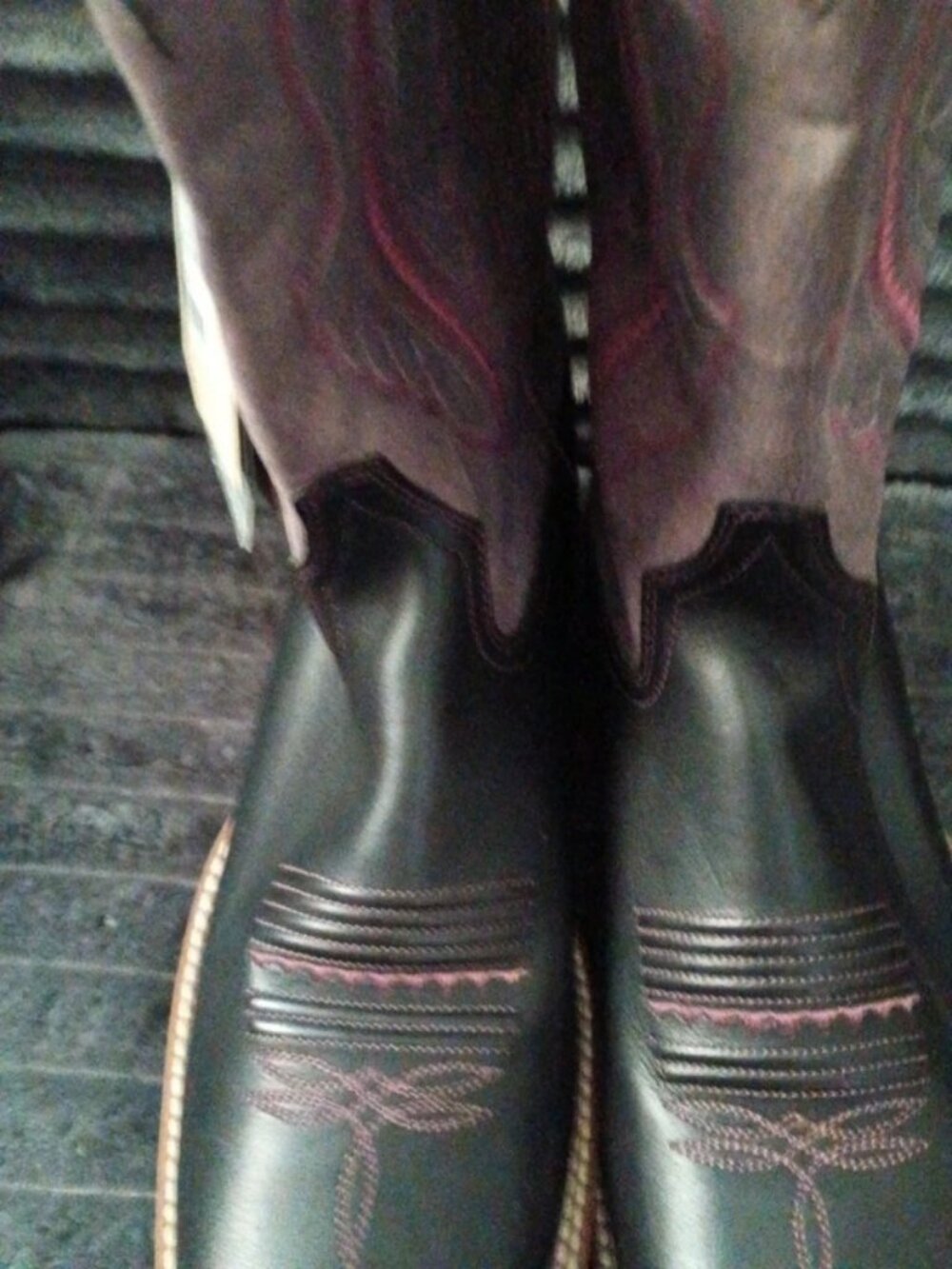 New Ariat Women's Western Cowboy Boots Size 10 B - Picture 2 of 5